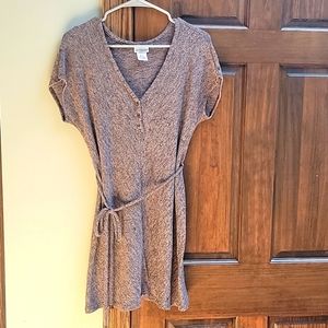 Motherhood Maternity sweater shirt with tie